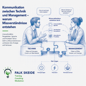 Kommunikation zwischen Technik und Management
