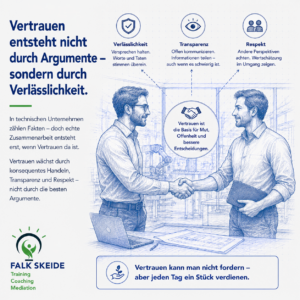 Vertrauen entsteht nicht durch Argumente - sondern durch Verlässlichkeit