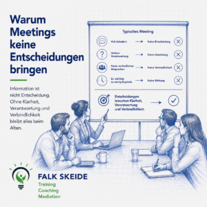 Warum Meetings keine Entscheidungen bringen